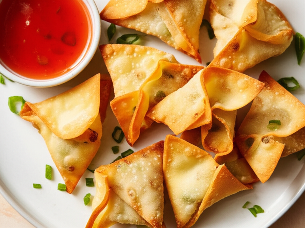 Shrimp Wontons With Sweet Sauce image