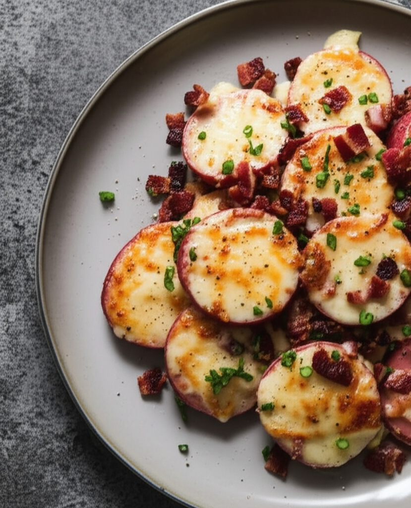 Basil Bacon's Fontina Potatoes image