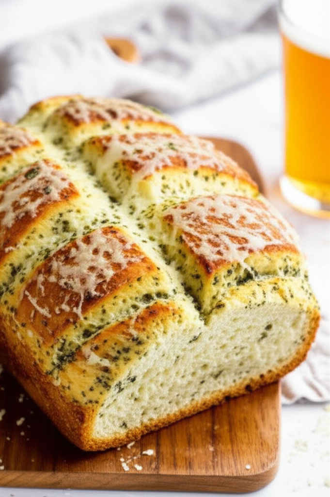 Basil Beer Bread image
