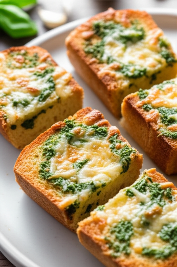 Basil Butter Garlic Bread image