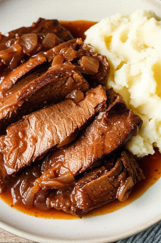 Simmered Round Steak image