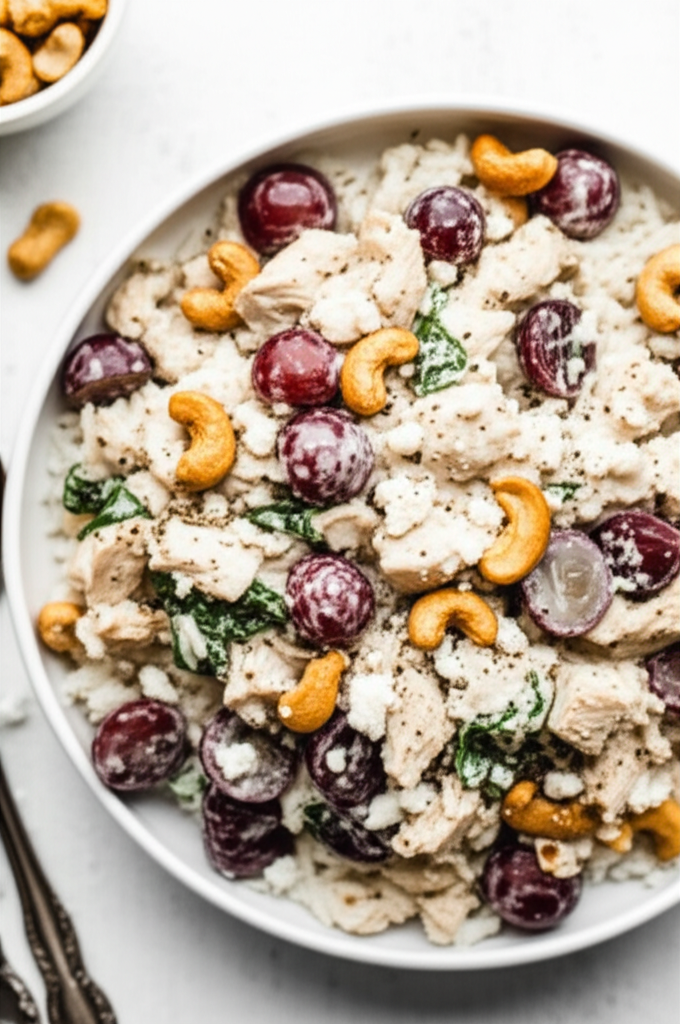 Basil Cashew Chicken Salad image