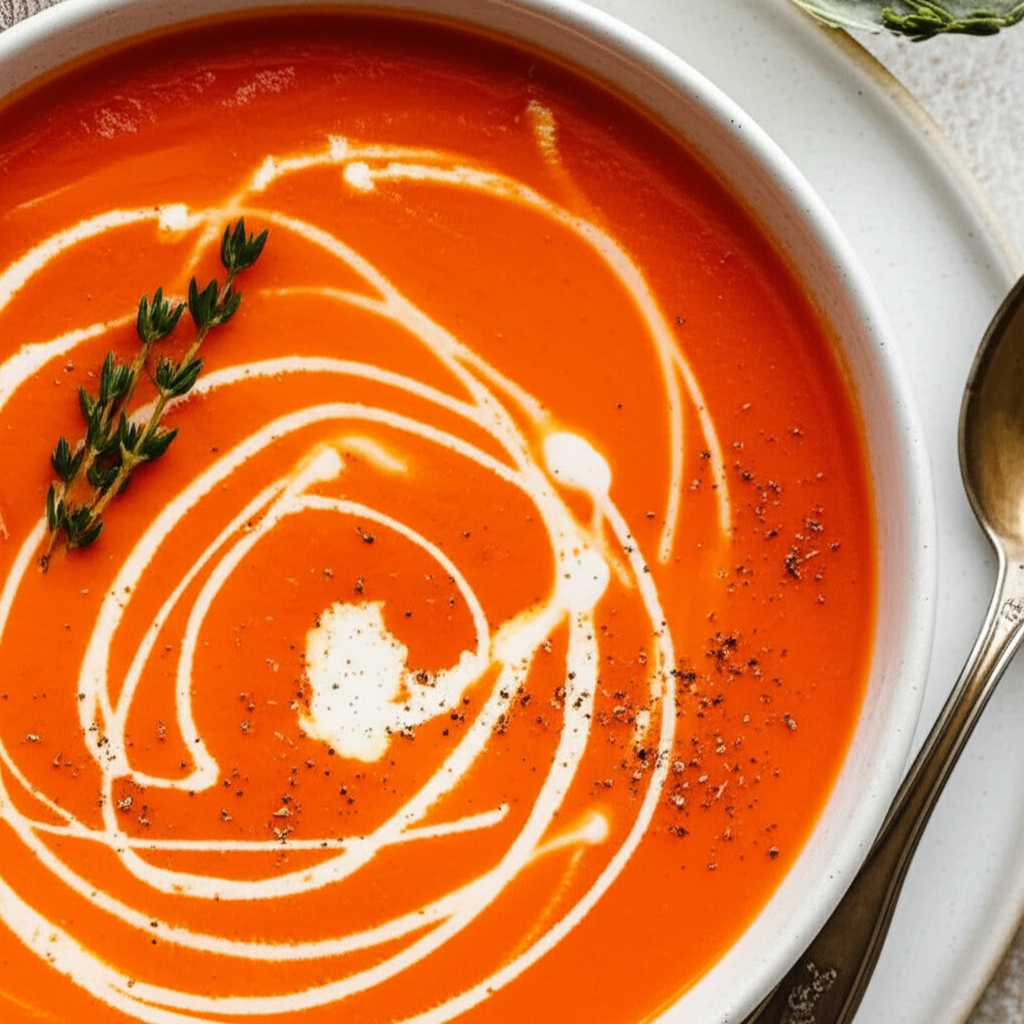 Simple And Creamy Tomato Soup image