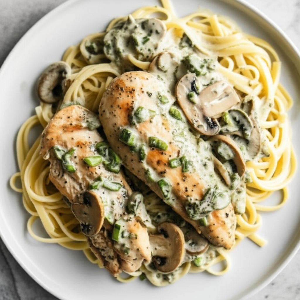 Basil Cream Chicken image