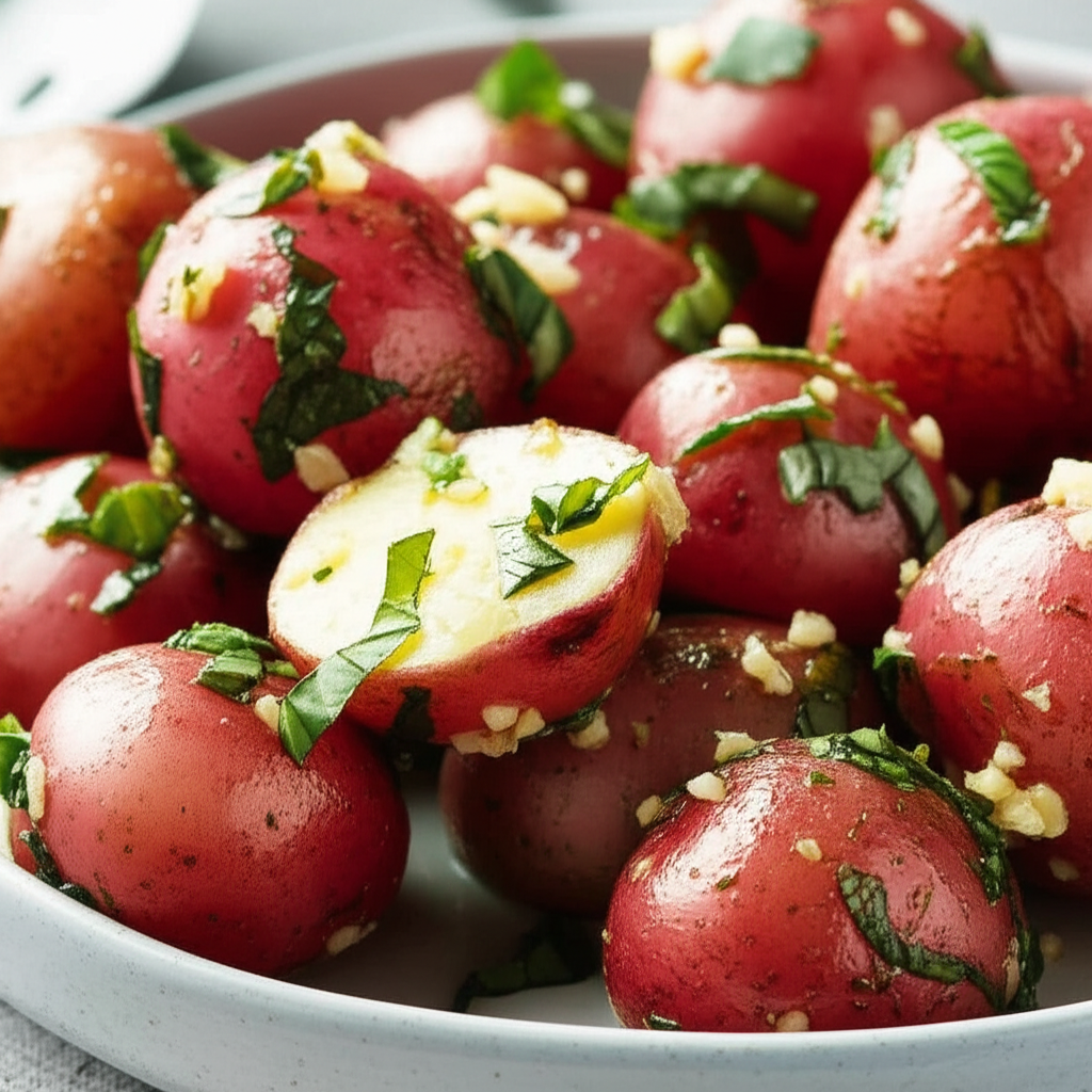 Basil Garlic New Potatoes image