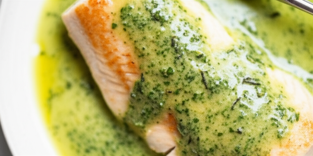 Basil Lemon Butter Cream Sauce image