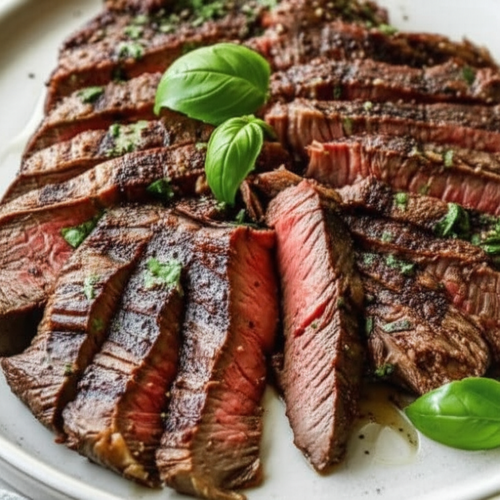 Basil Marinated Steak image