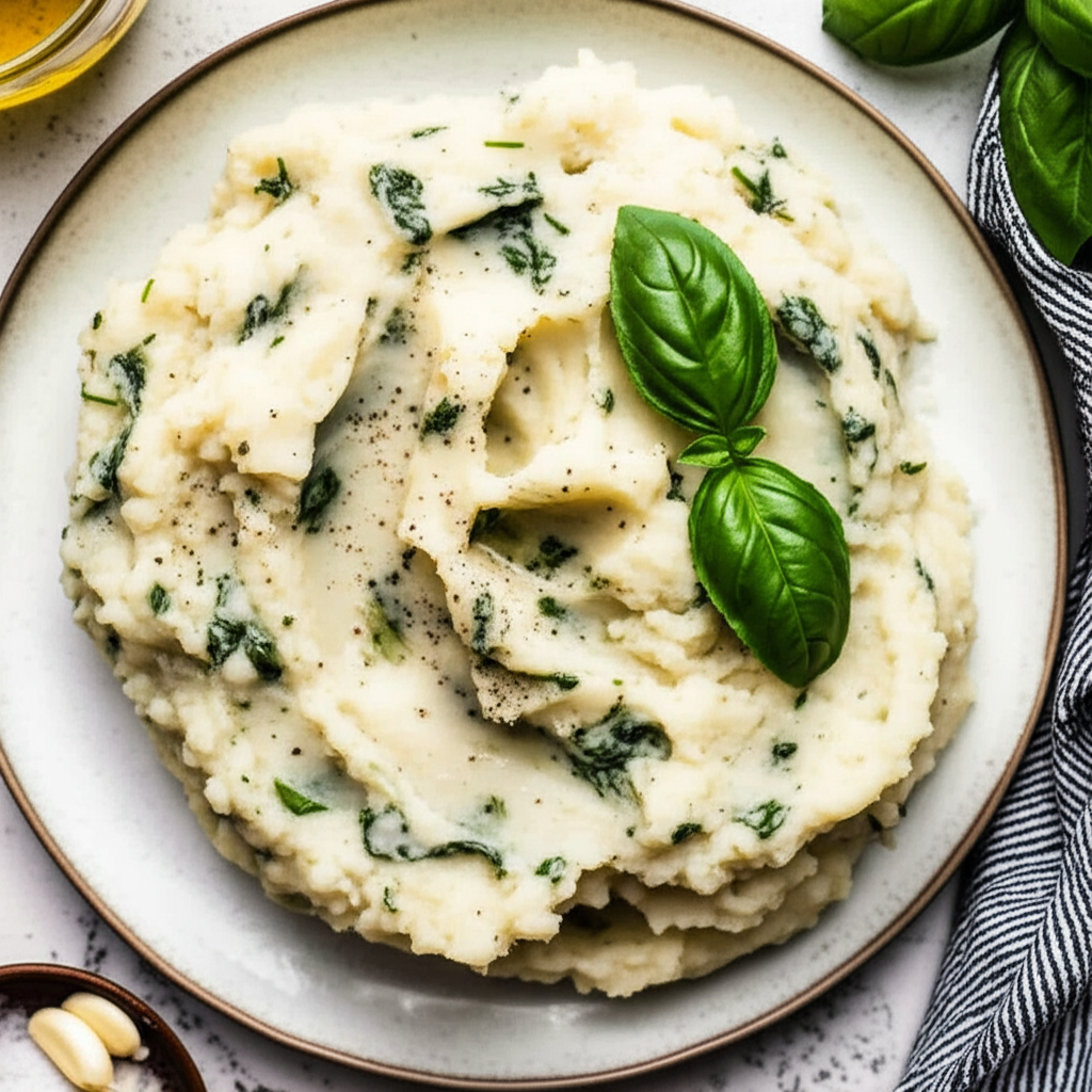 Basil Mashed Potatoes image