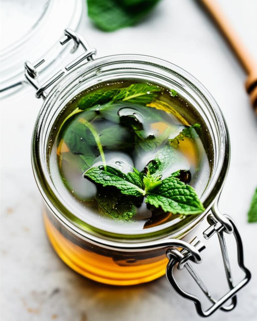 Basil Mint Infused Honey image