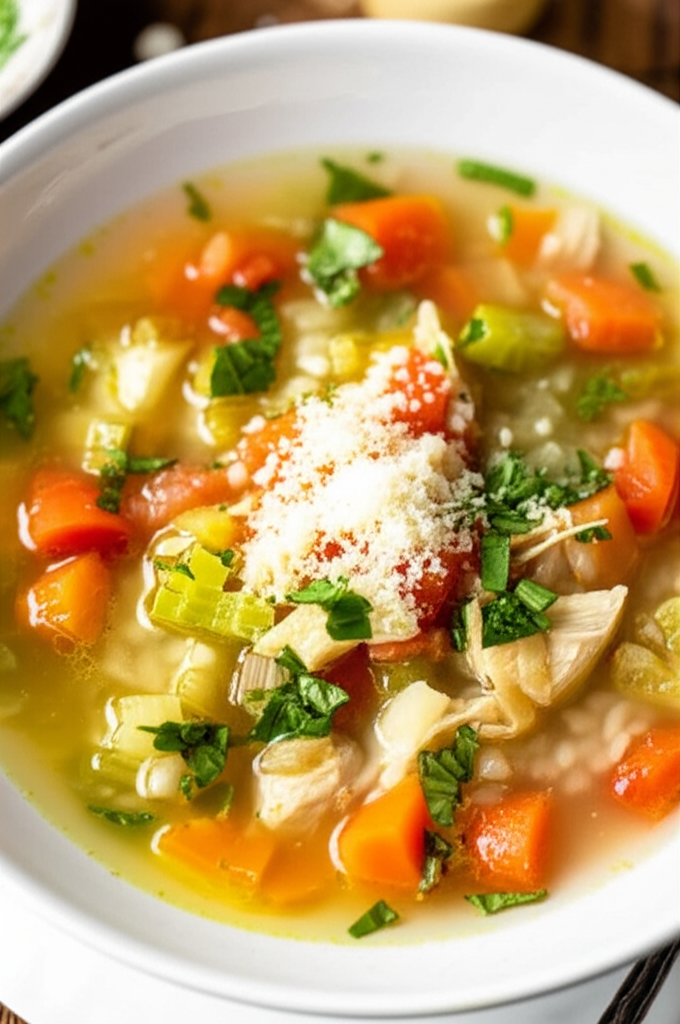 Basil Rice Soup image