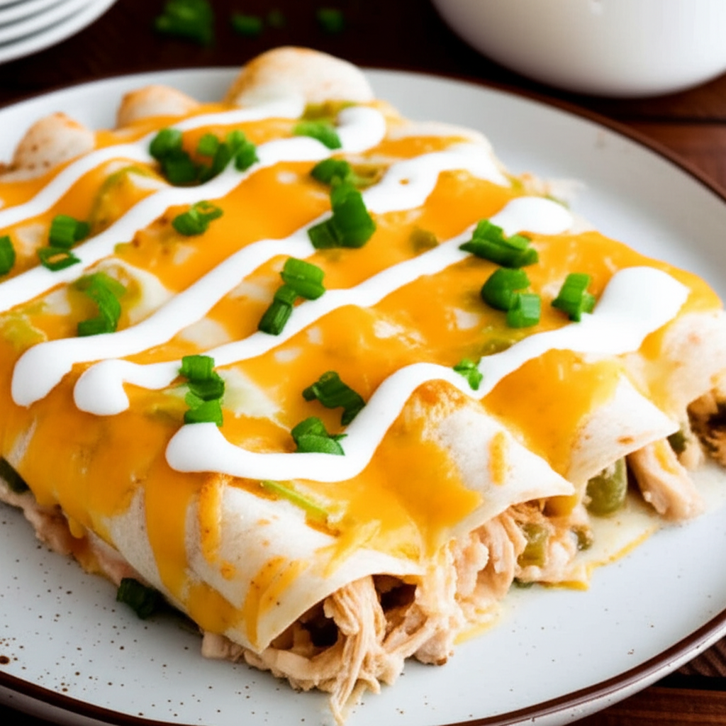 Simply Sour Cream Chicken Enchiladas image