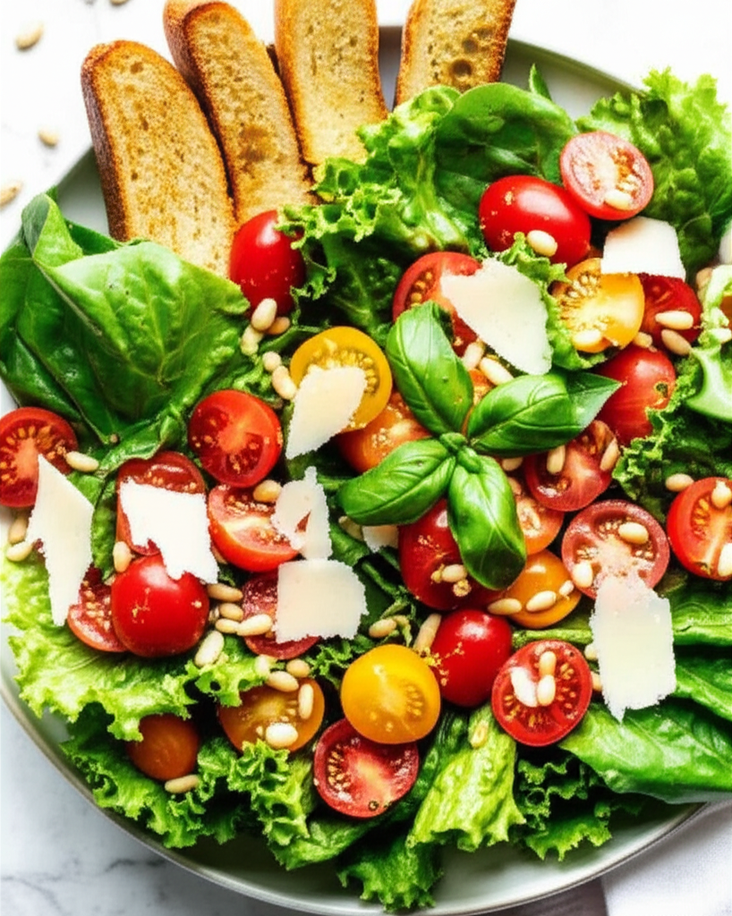Basil Tomato Salad image