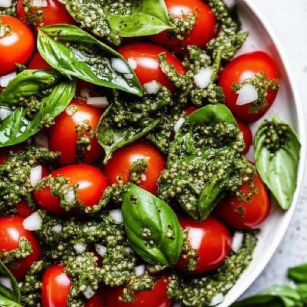 Basil Vinaigrette Salad Dressing image