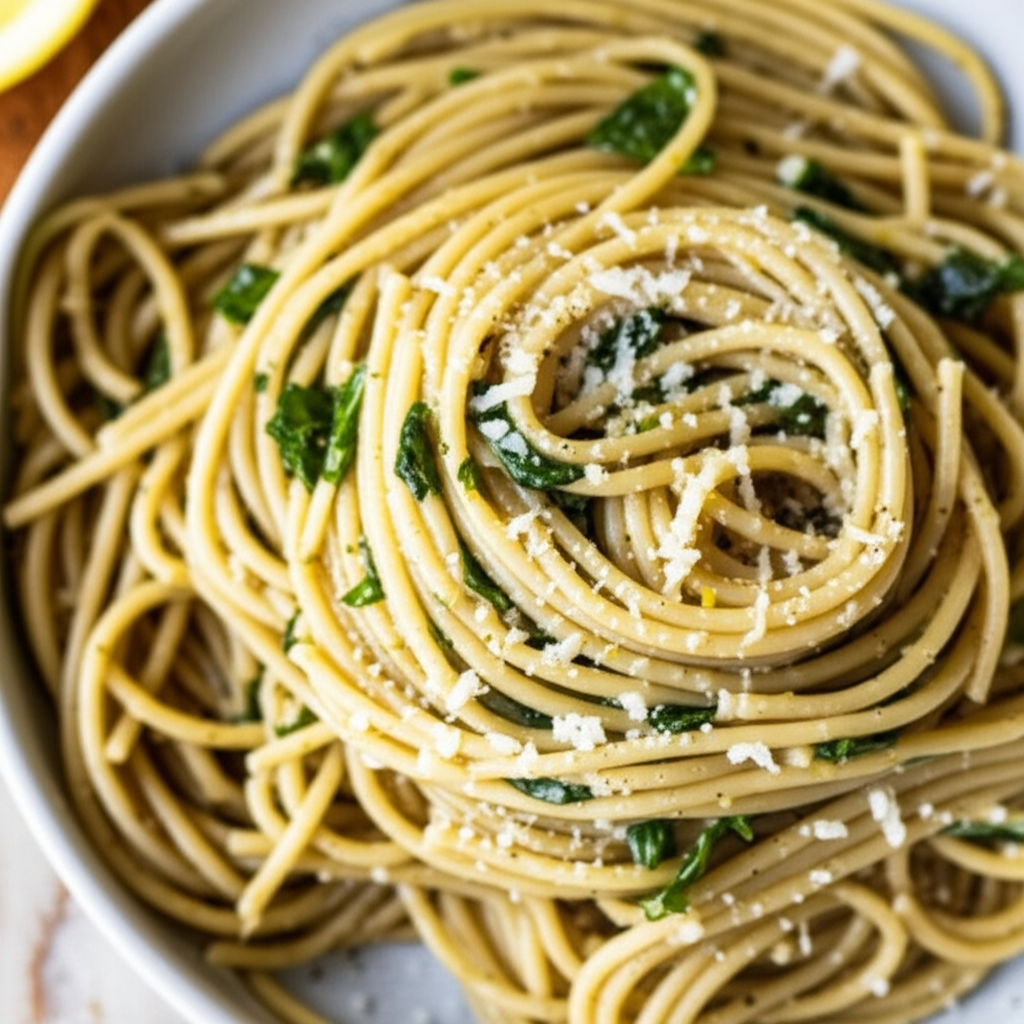 Basil Lemon Pasta image