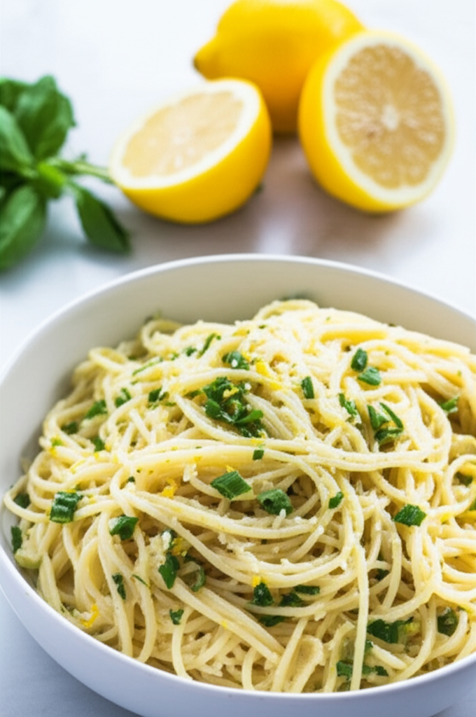 Basil Parmesan Angel Hair image