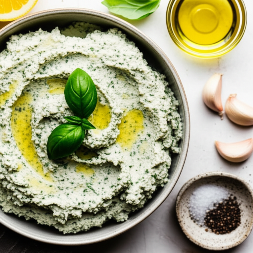 Basil Tofu Ricotta Non Dairy image