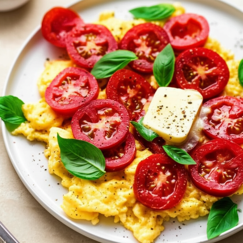 Basilic Tomato And Egg image