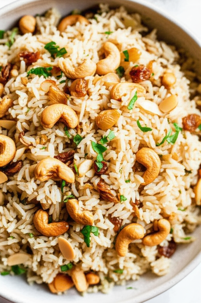 Basmati Rice With Nuts And Spices image
