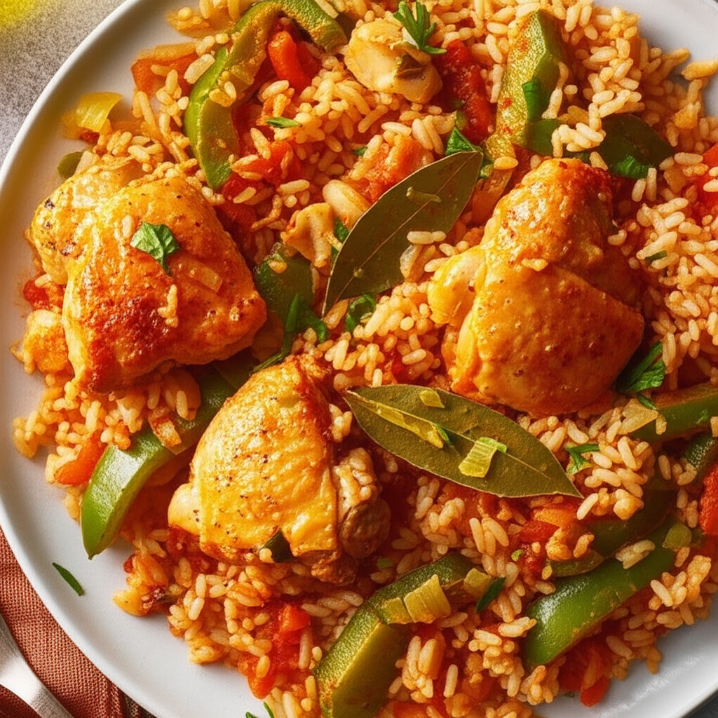 Basque Chicken And Rice image