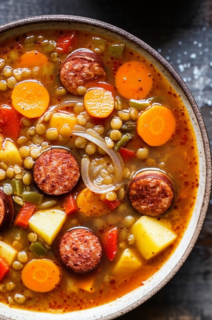 Basque Chorizo And Lentil Soup image