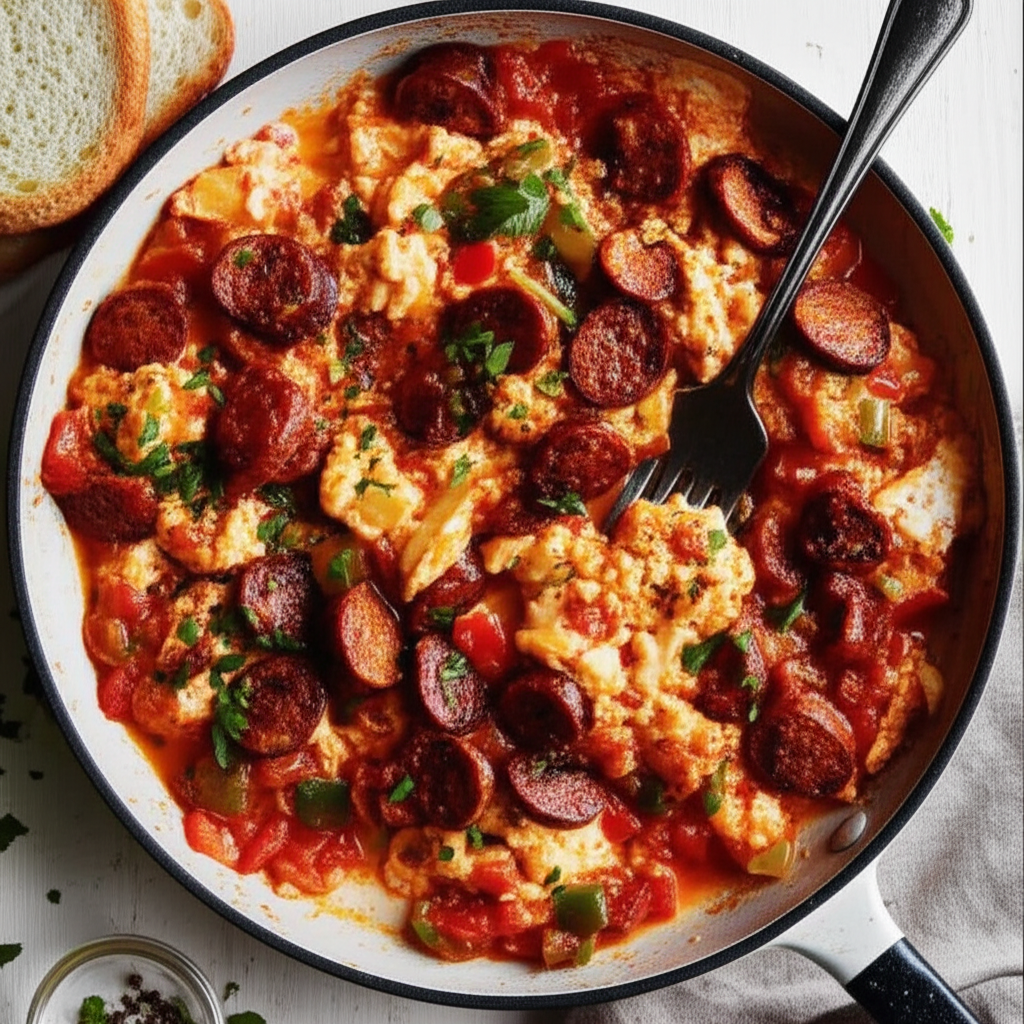 Basque Scrambled Eggs Tapas image