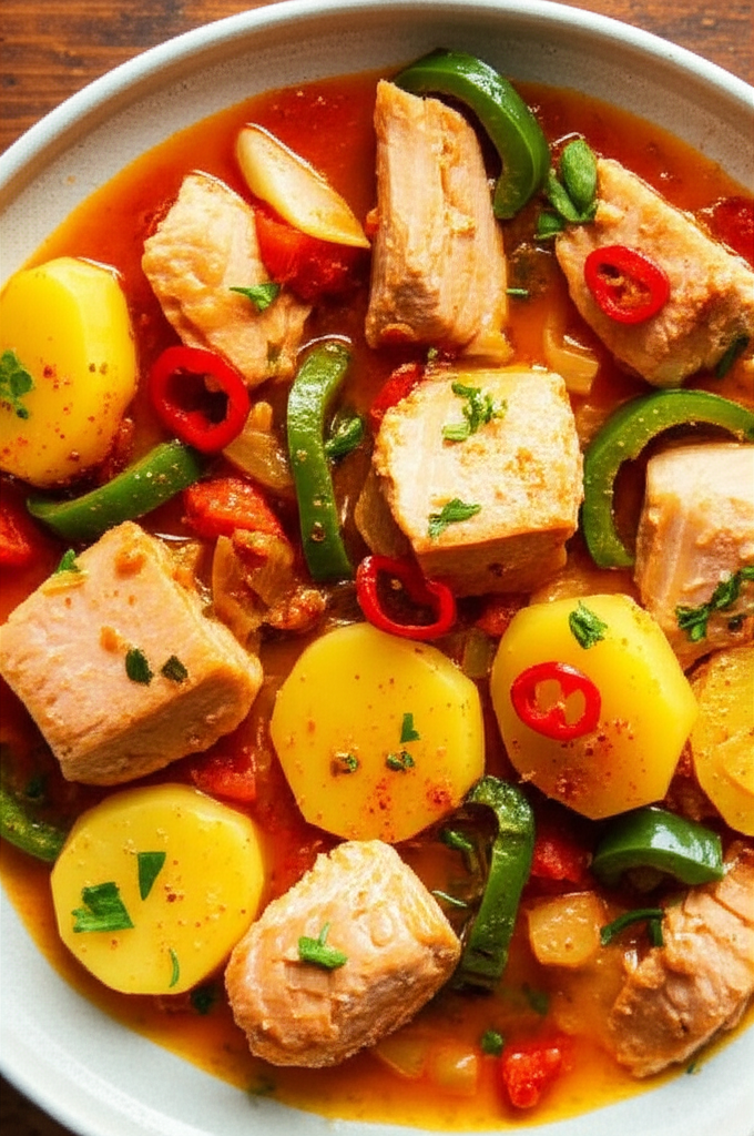 Basque Tuna Potato Casserole image