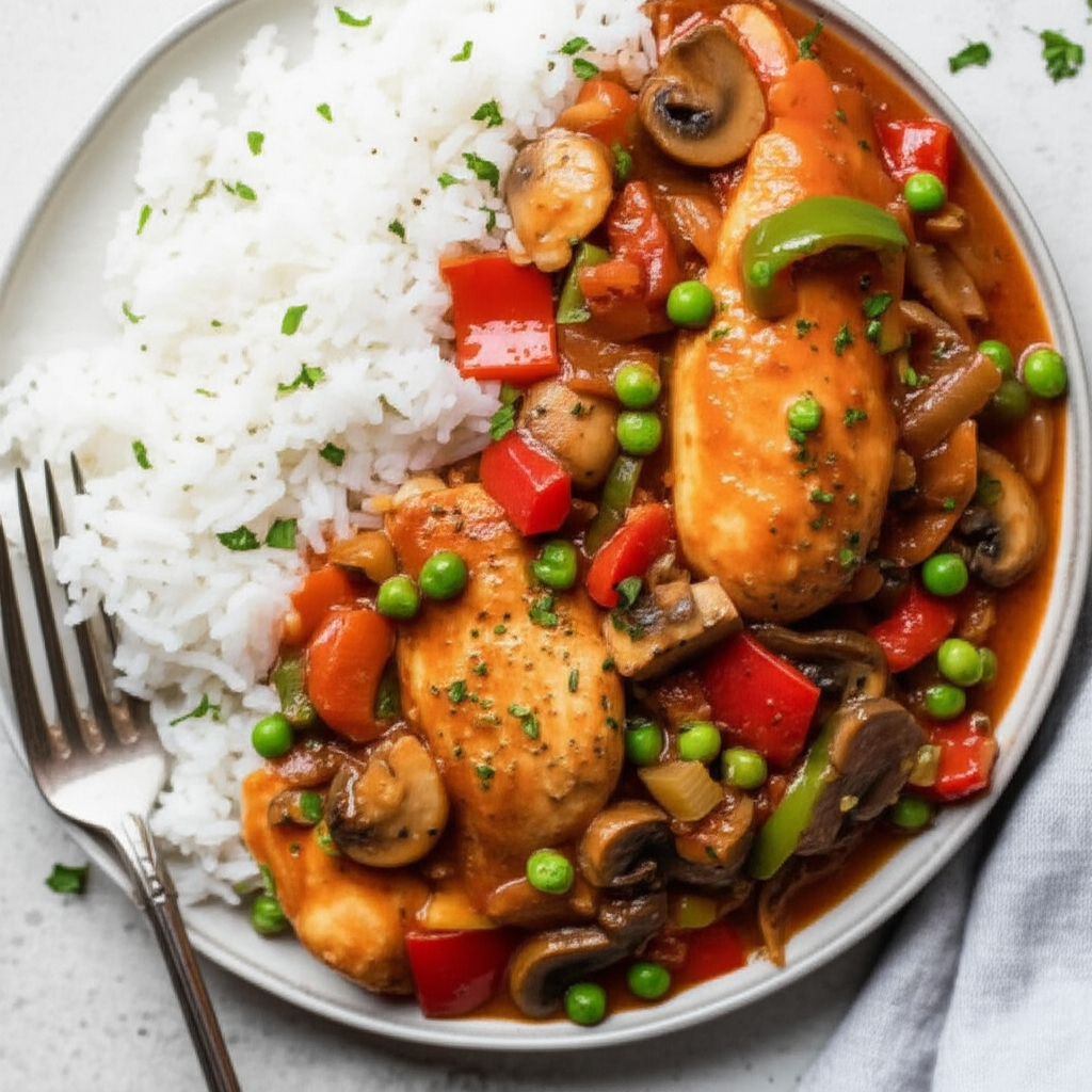 Basque Style Chicken image