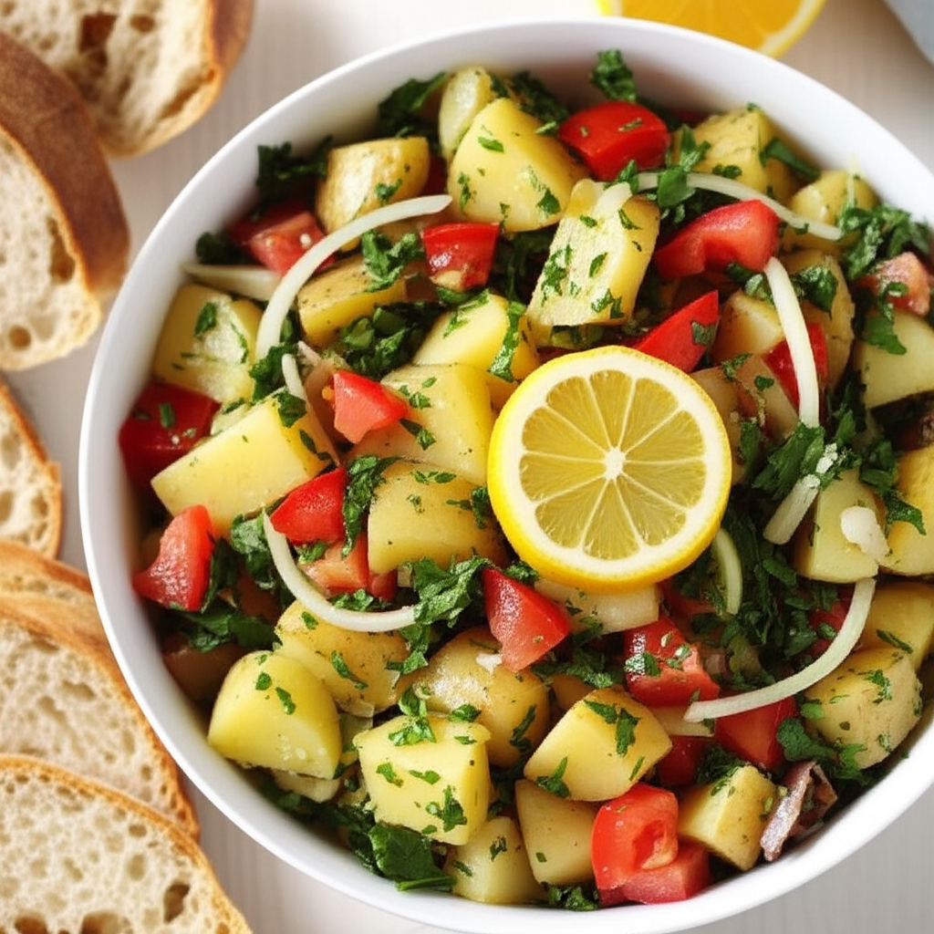 Batata Slata Moroccan Potato Salad image