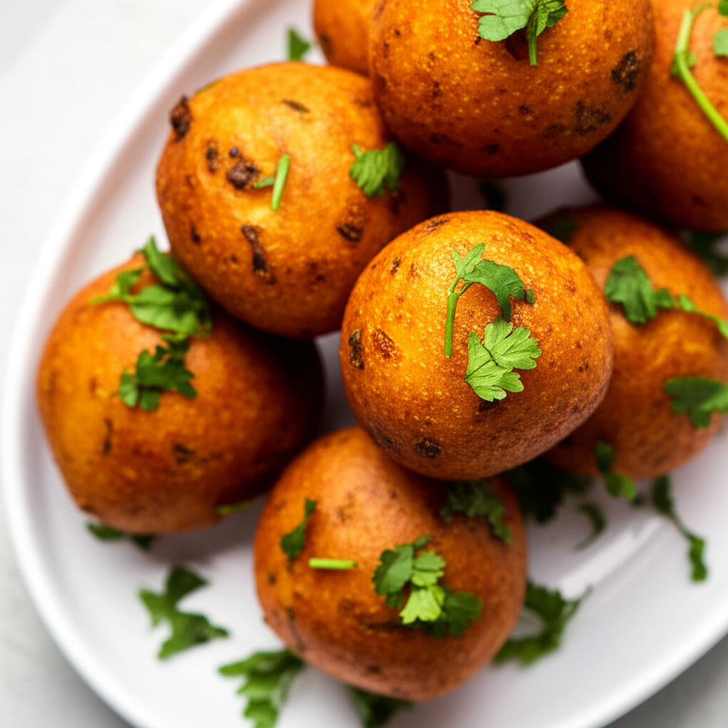 Batata Vada Potato Balls In A Gram Flour Crust image