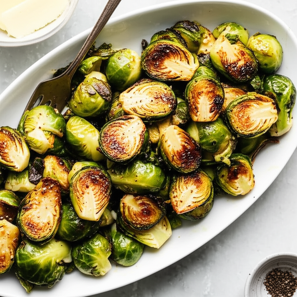 Slow Cooker Dijon Brussels Sprouts image