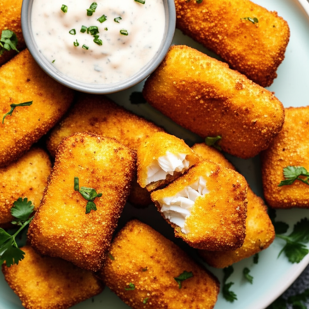 Battered Grouper Bites With Jalapeno Tartar Sauce image
