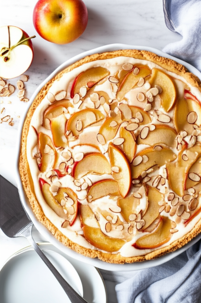 Bavarian Apple Cheese Cake Tart image