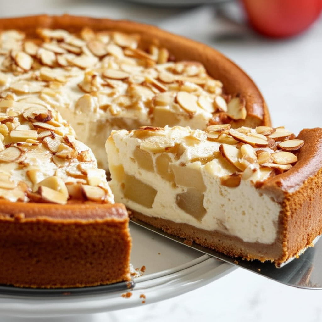 Bavarian Apple Cheesecake image