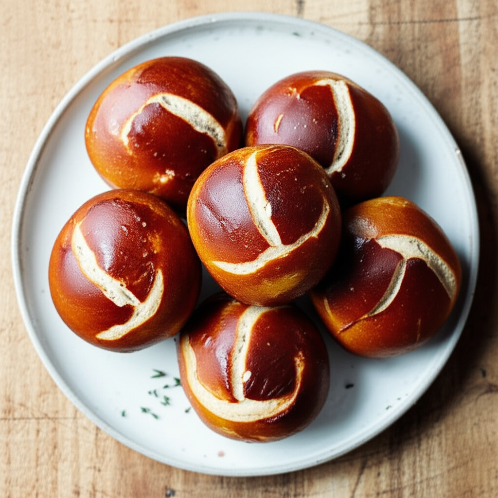 Bavarian Pretzel Rolls image