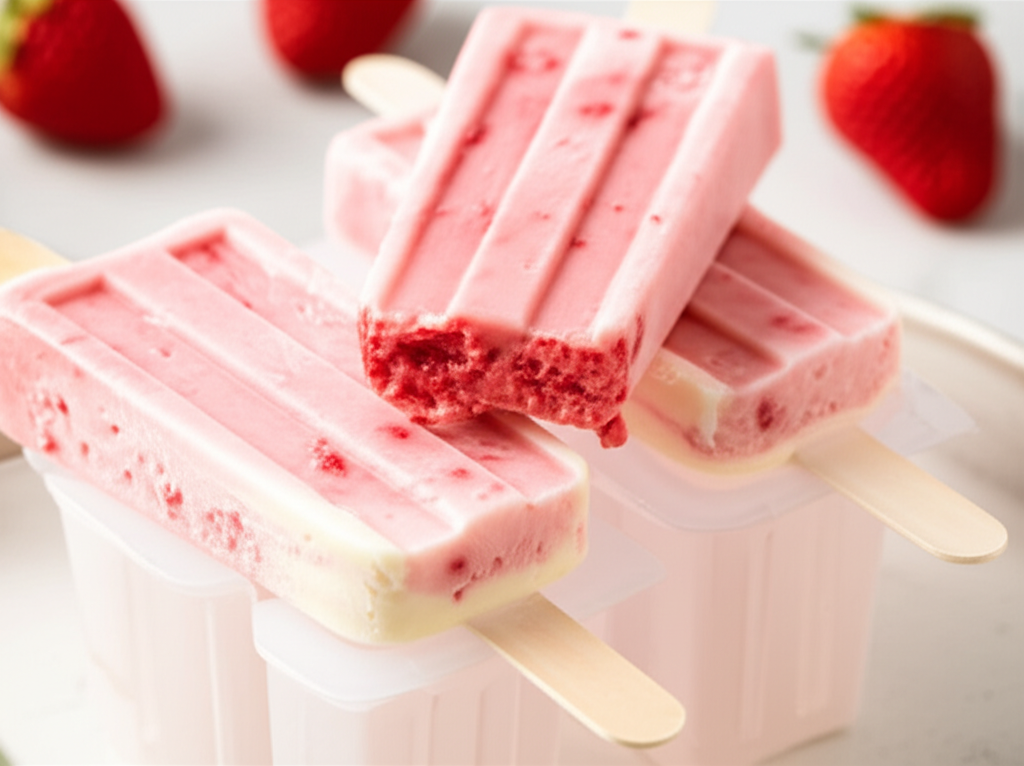 Bavarian Strawberry Pops image