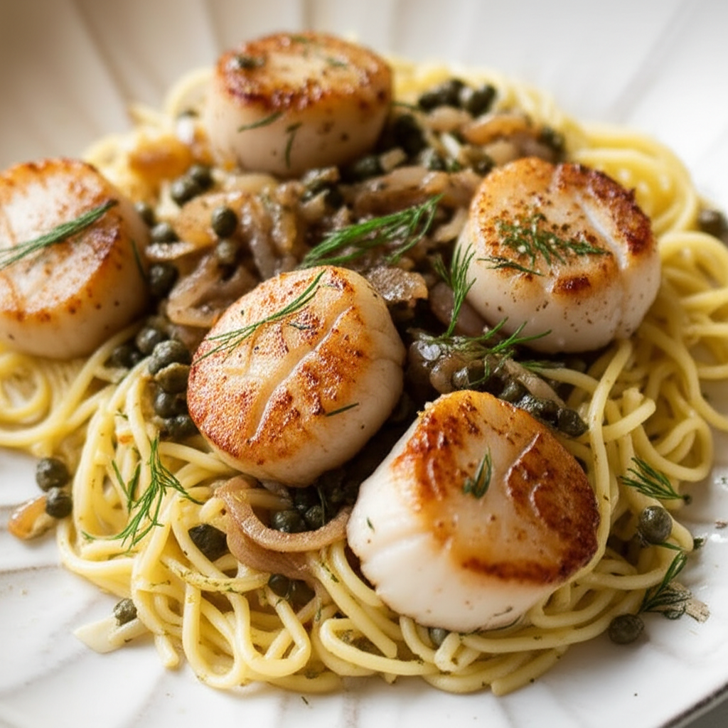 Bay Scallops With Capers image