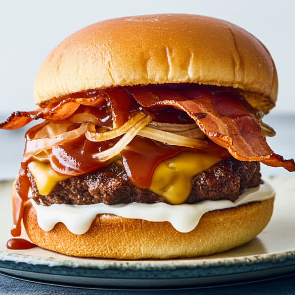 Bbq Bacon Cheeseburgers image