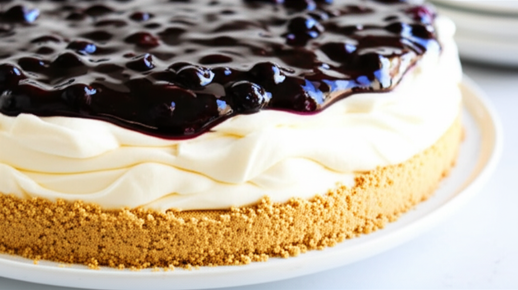 Fake Blueberry Cheesecake image