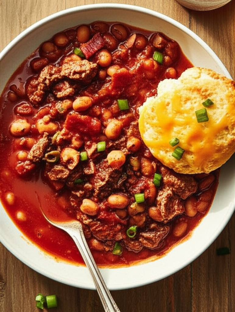 Bbq Beef And Baked Bean Chili Rachael Ray image