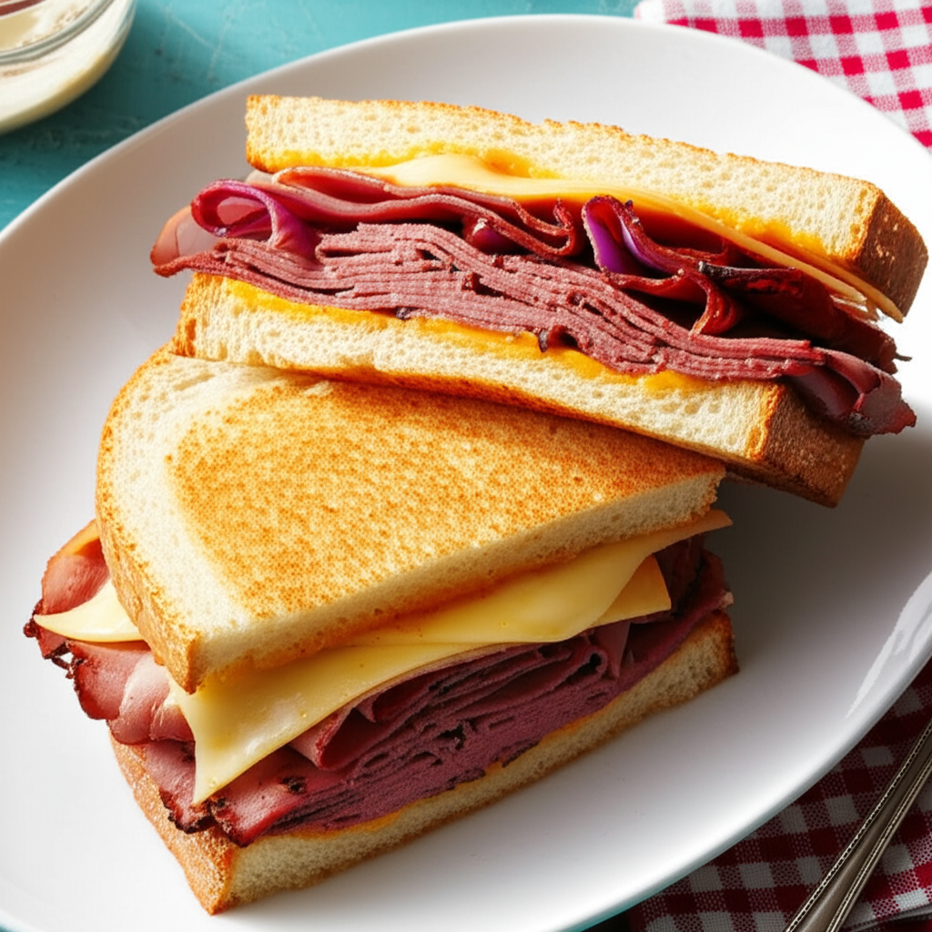 Bbq Beef Oven Toasted Deli Sandwich image