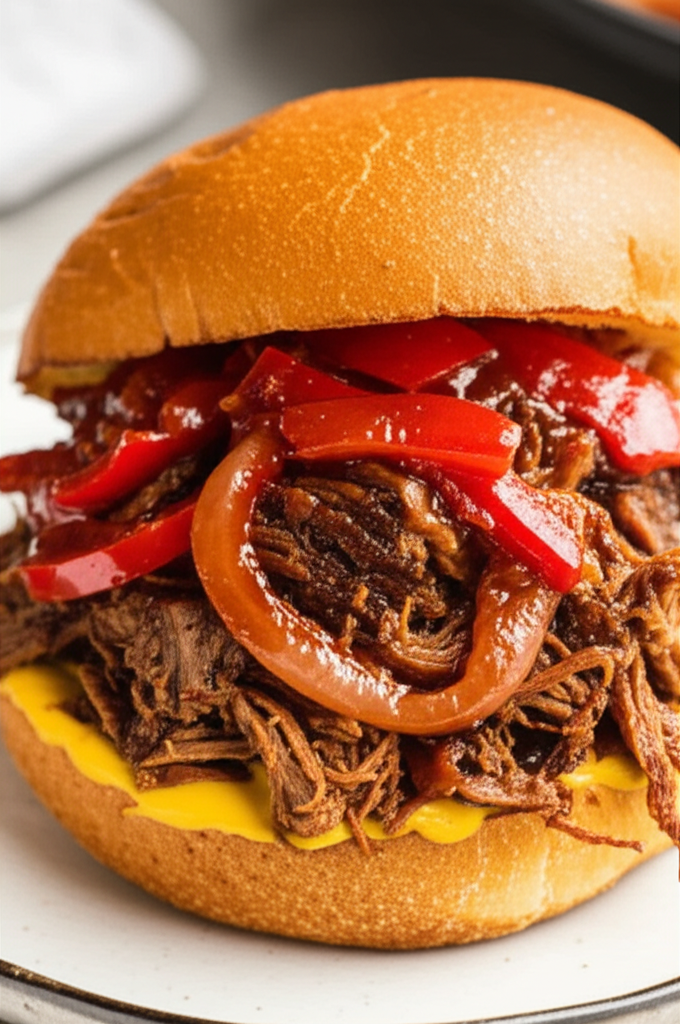 Bbq Beef Sandwiches Crock Pot image