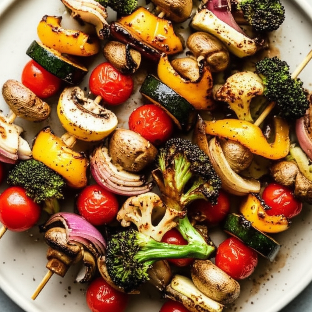 Bbq Broccoli And Cauliflower My Son S Recipe image