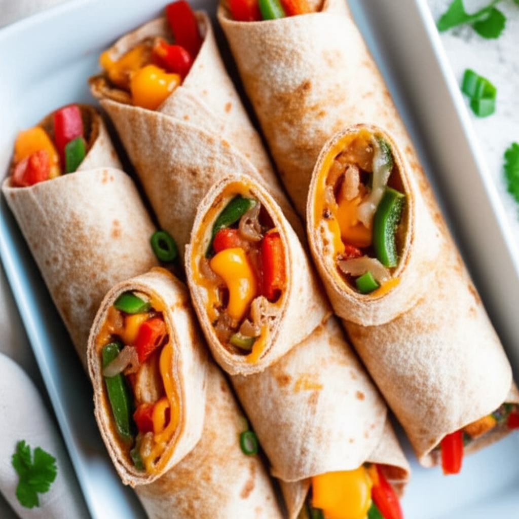 Bbq Cheddar Chicken Roll Ups image