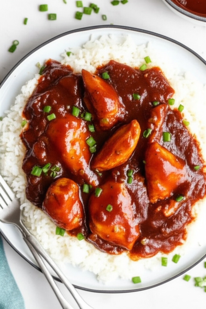 Bbq Chicken And Rice image
