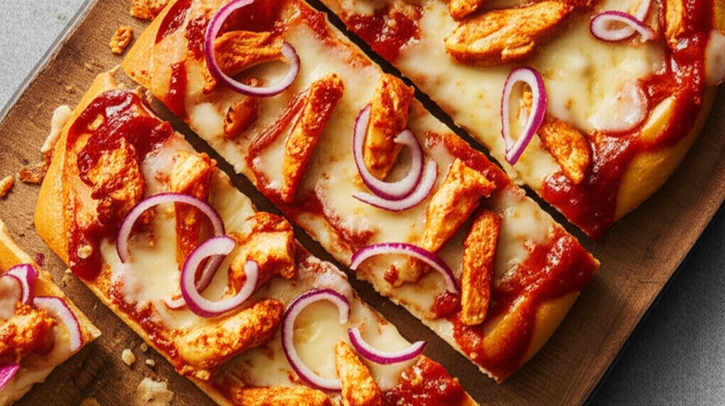 Bbq Chicken French Bread Pizza image