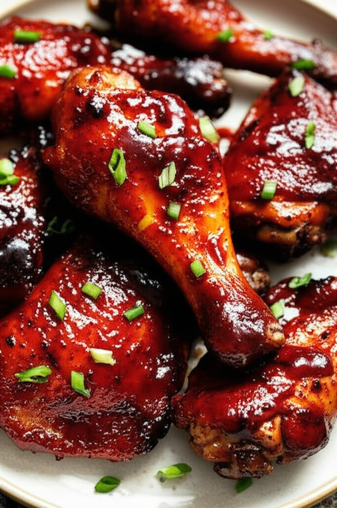 Bbq Chicken Leg And Thighs image