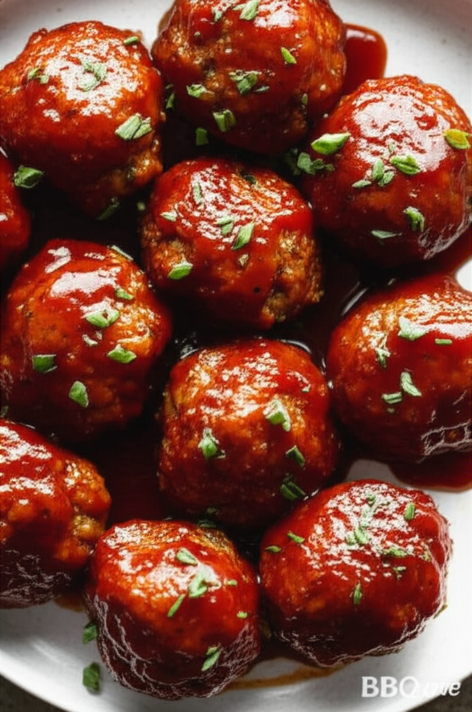 Bbq Chicken Meatballs image