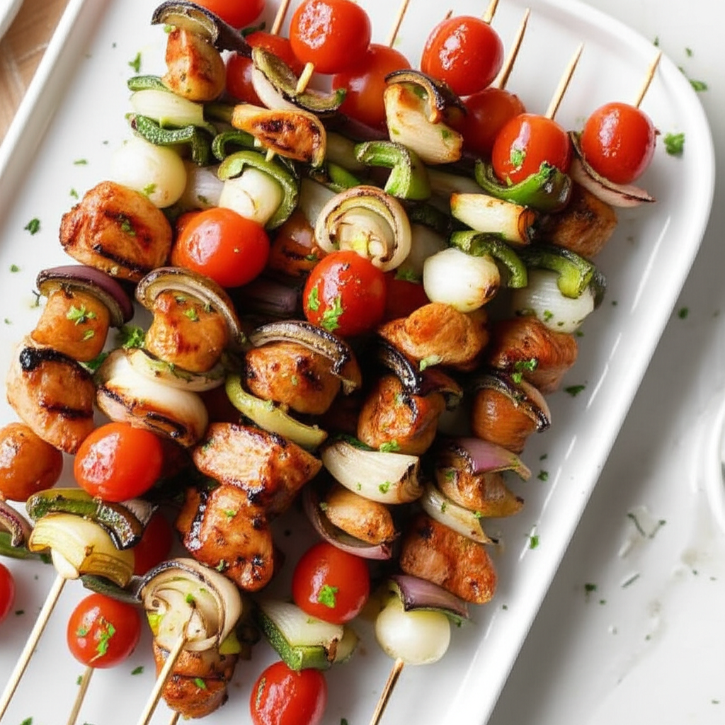 Bbq Chicken On A Stick image
