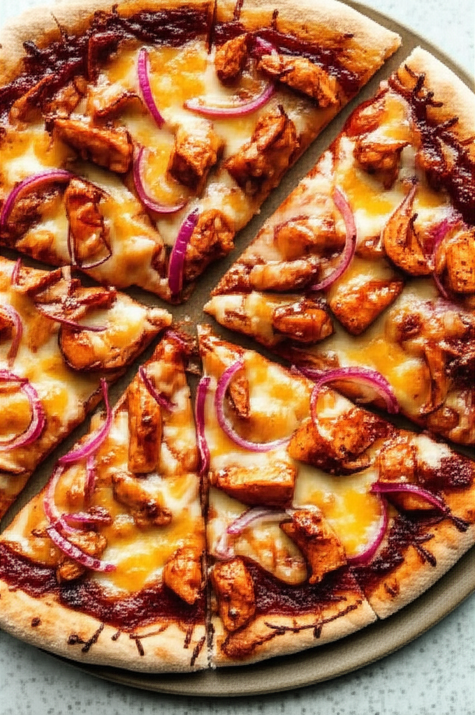 Bbq Chicken Pizza Weight Watchers 5 Pts Per Slice image