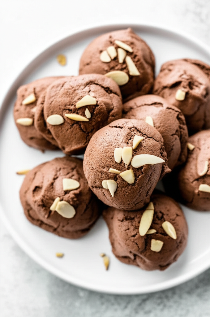 South Beach Diet Friendly Chocolate Meringue Cookies image